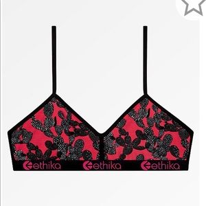 BNWT🔥ETHIKA PINK CACTUS PRINT SPORTS BRA/BRALETTE